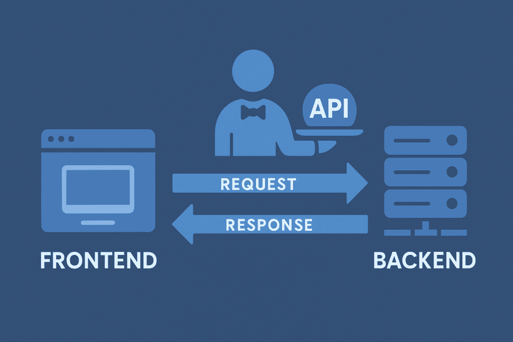 Giải ngố thuật ngữ Web Dev (Phần 3): Backend, Server, Database, API là gì? 5 Minh họa API (Application Programming Interface) là gì - cầu nối giao tiếp và trao đổi dữ liệu giữa Frontend và Backend - siucode.com